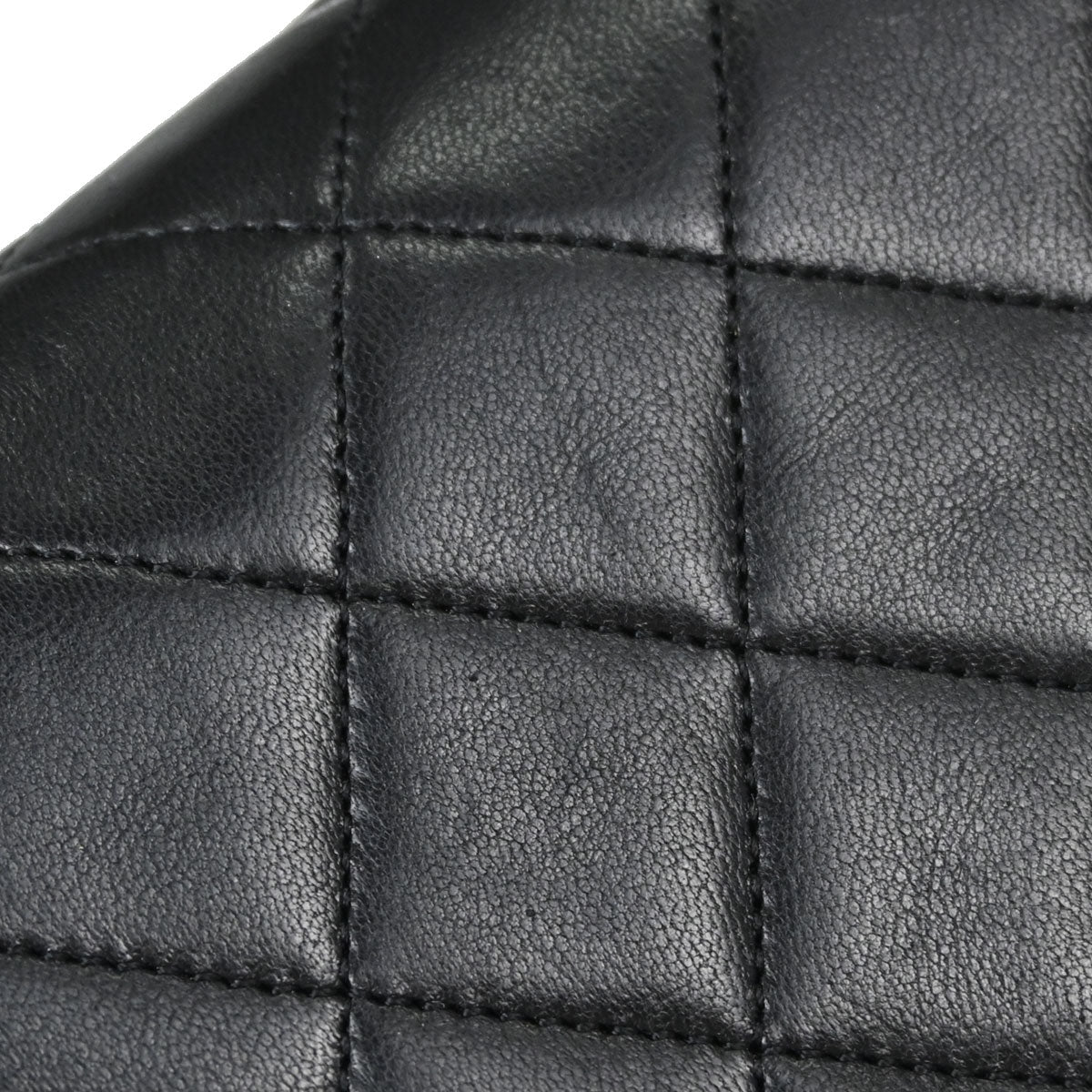 Chanel Black Lambskin Turnlock Mini Full Flap Shoulder Bag