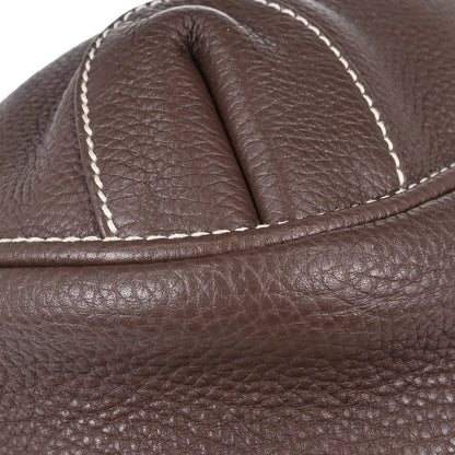 Chanel 2003-2004 Brown Calfskin Tassel Hobo Handbag