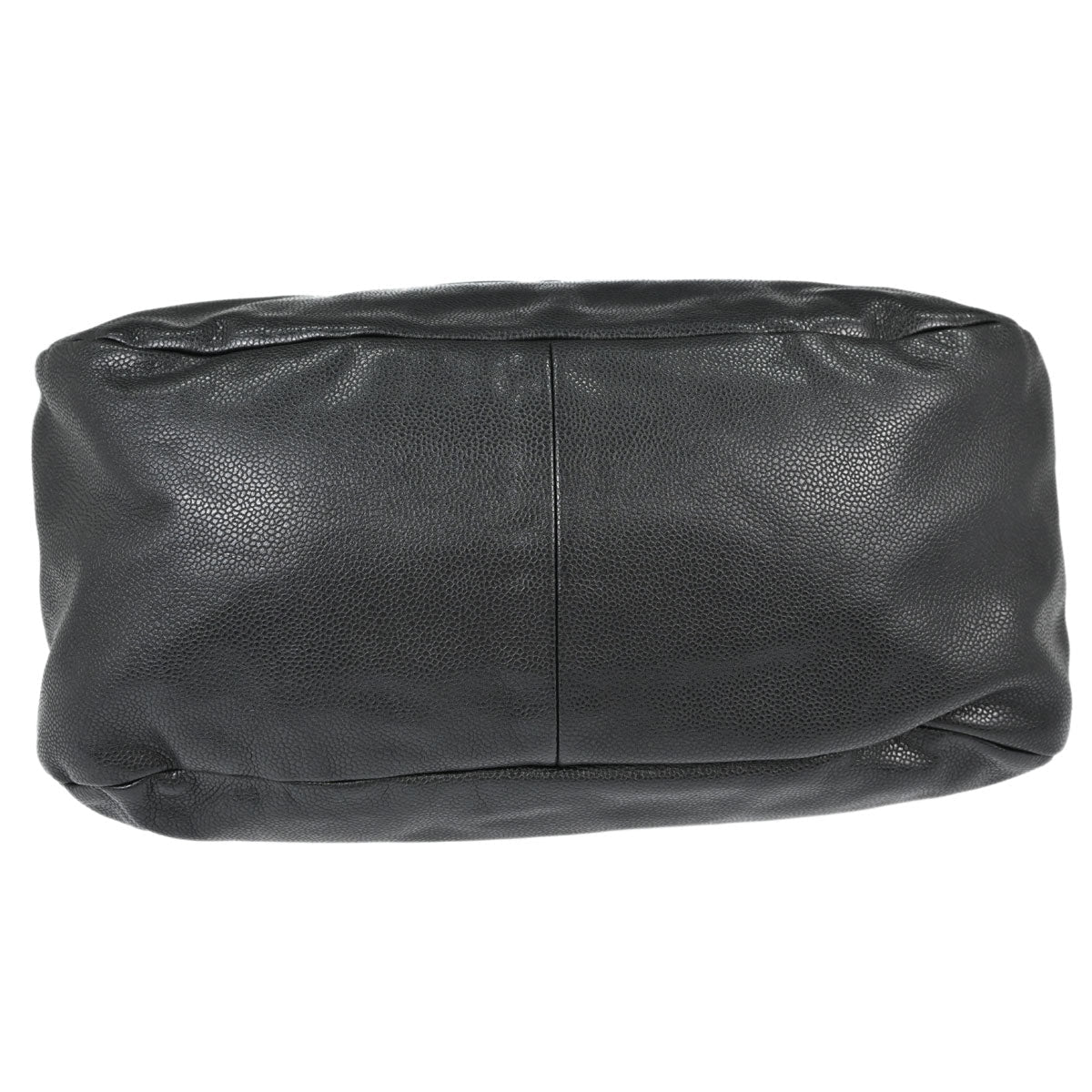 Chanel 2009-2010 Dark Gray Caviar Skin 31 Hobo Handbag