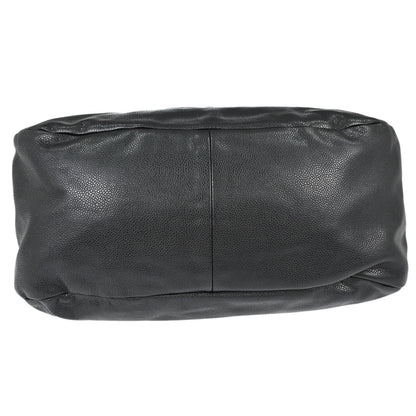 Chanel 2009-2010 Dark Gray Caviar Skin 31 Hobo Handbag