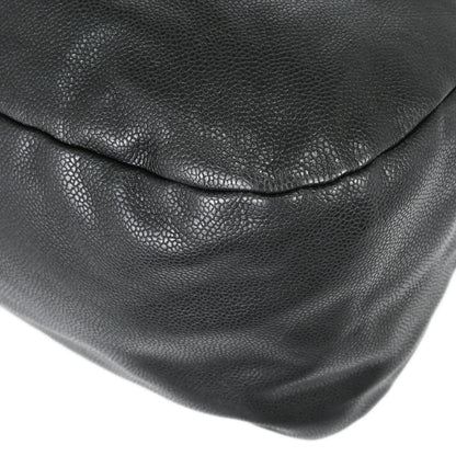 Chanel 2009-2010 Dark Gray Caviar Skin 31 Hobo Handbag