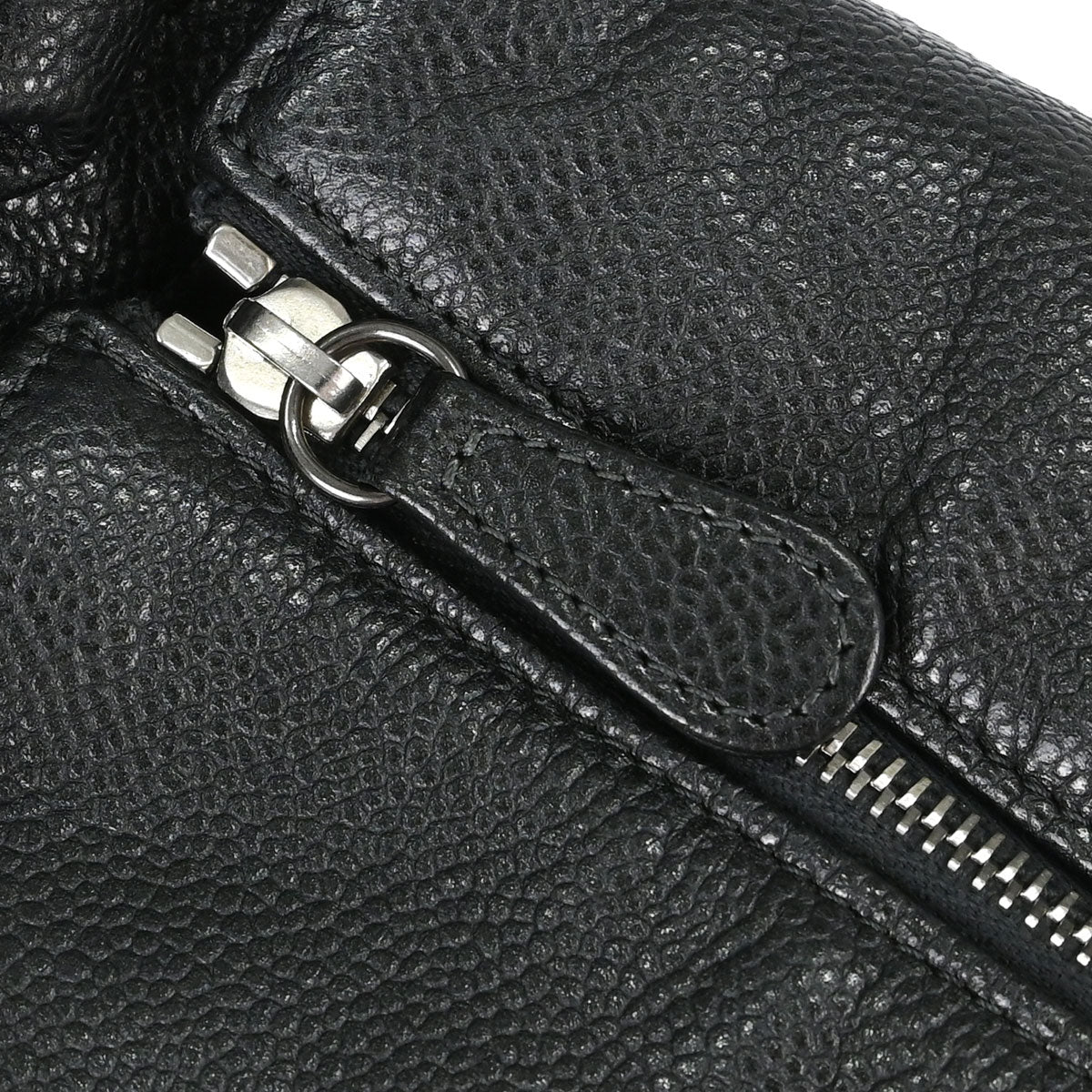 Chanel 2009-2010 Dark Gray Caviar Skin 31 Hobo Handbag