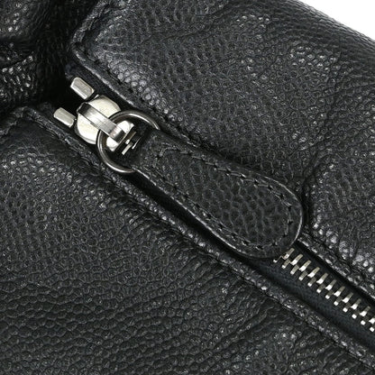 Chanel 2009-2010 Dark Gray Caviar Skin 31 Hobo Handbag