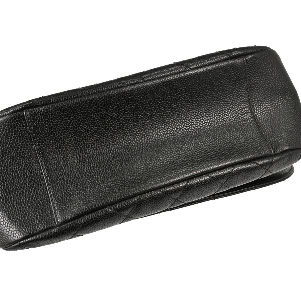 Chanel 2003-2004 Black Caviar Skin Shoulder Bag