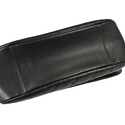 Chanel 2003-2004 Black Caviar Skin Shoulder Bag