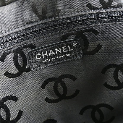Chanel 2004-2005 Beige Calfskin Cambon Ligne Tote Handbag
