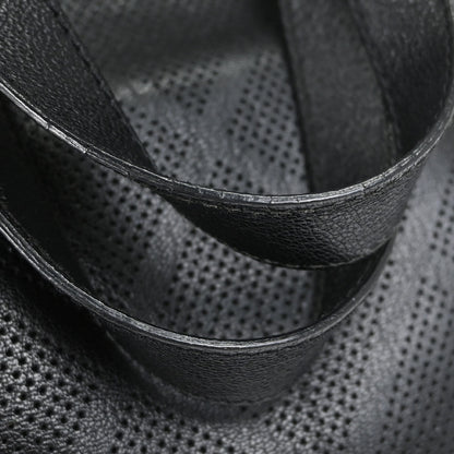 Chanel Black Perforated Calfskin Tote Handbag