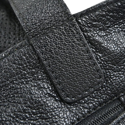 Chanel Black Perforated Calfskin Tote Handbag