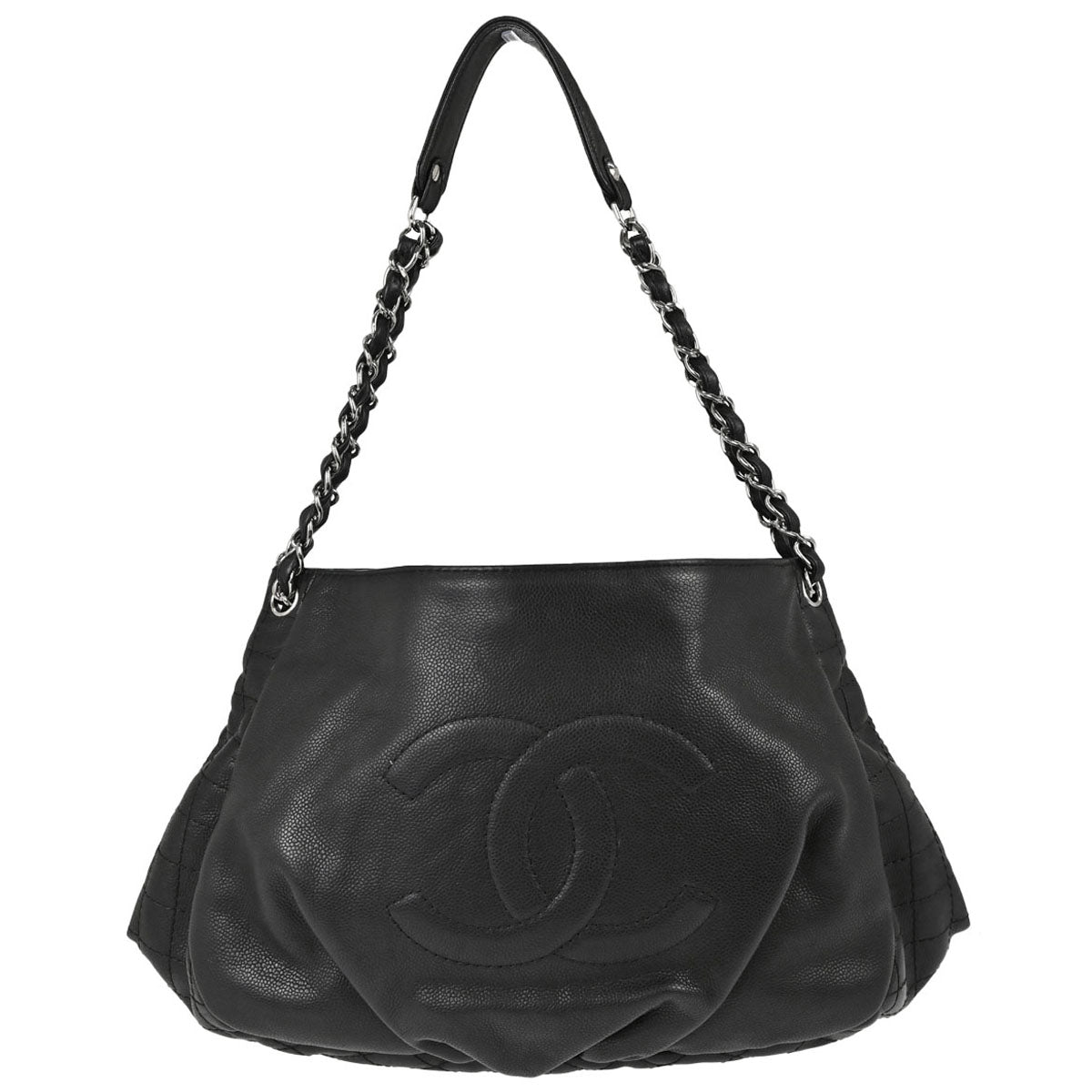 Chanel Black Caviar Skin Shoulder Bag