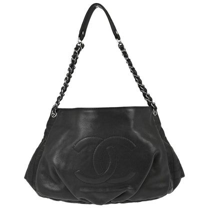 Chanel Black Caviar Skin Shoulder Bag
