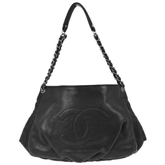 Chanel Black Caviar Skin Shoulder Bag
