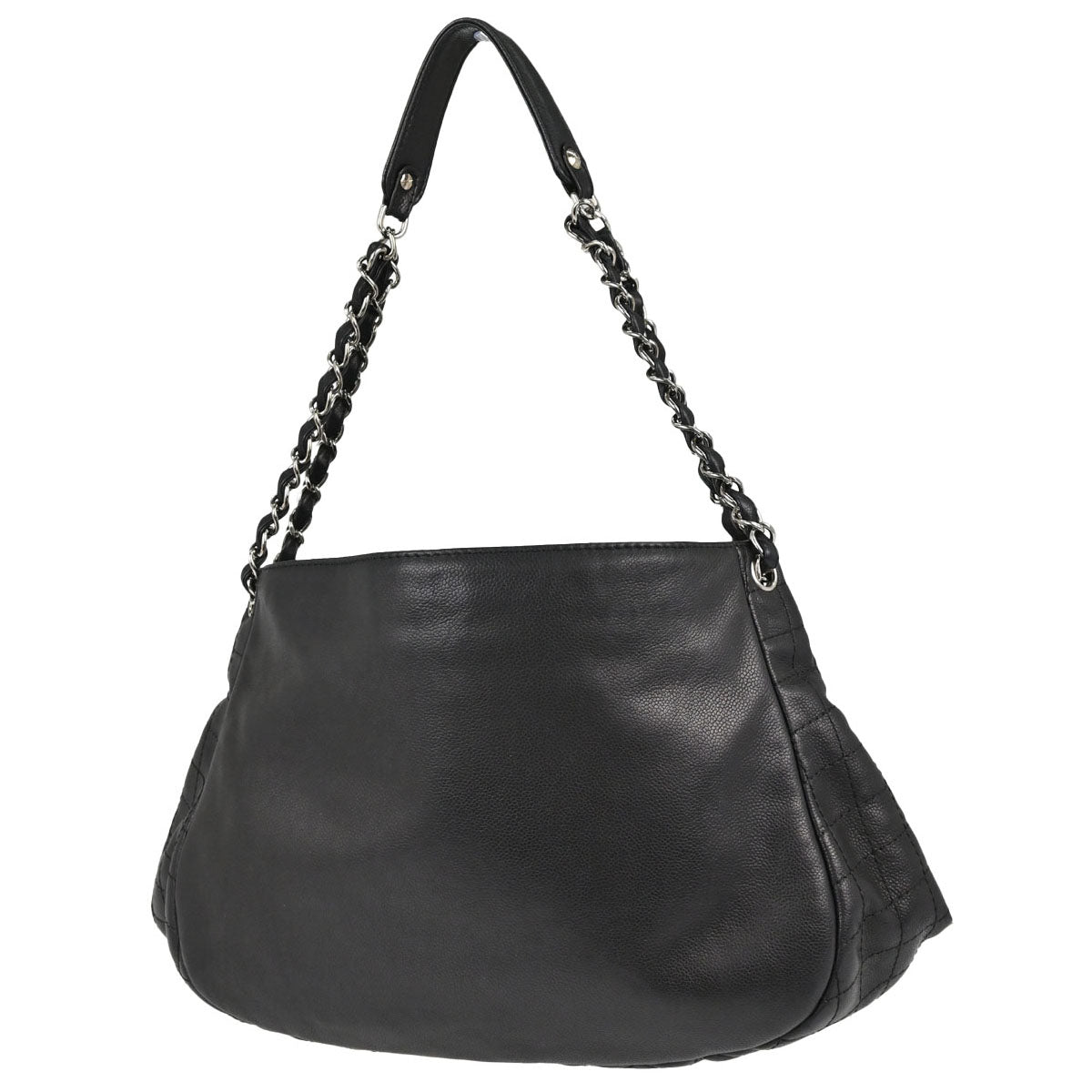 Chanel Black Caviar Skin Shoulder Bag