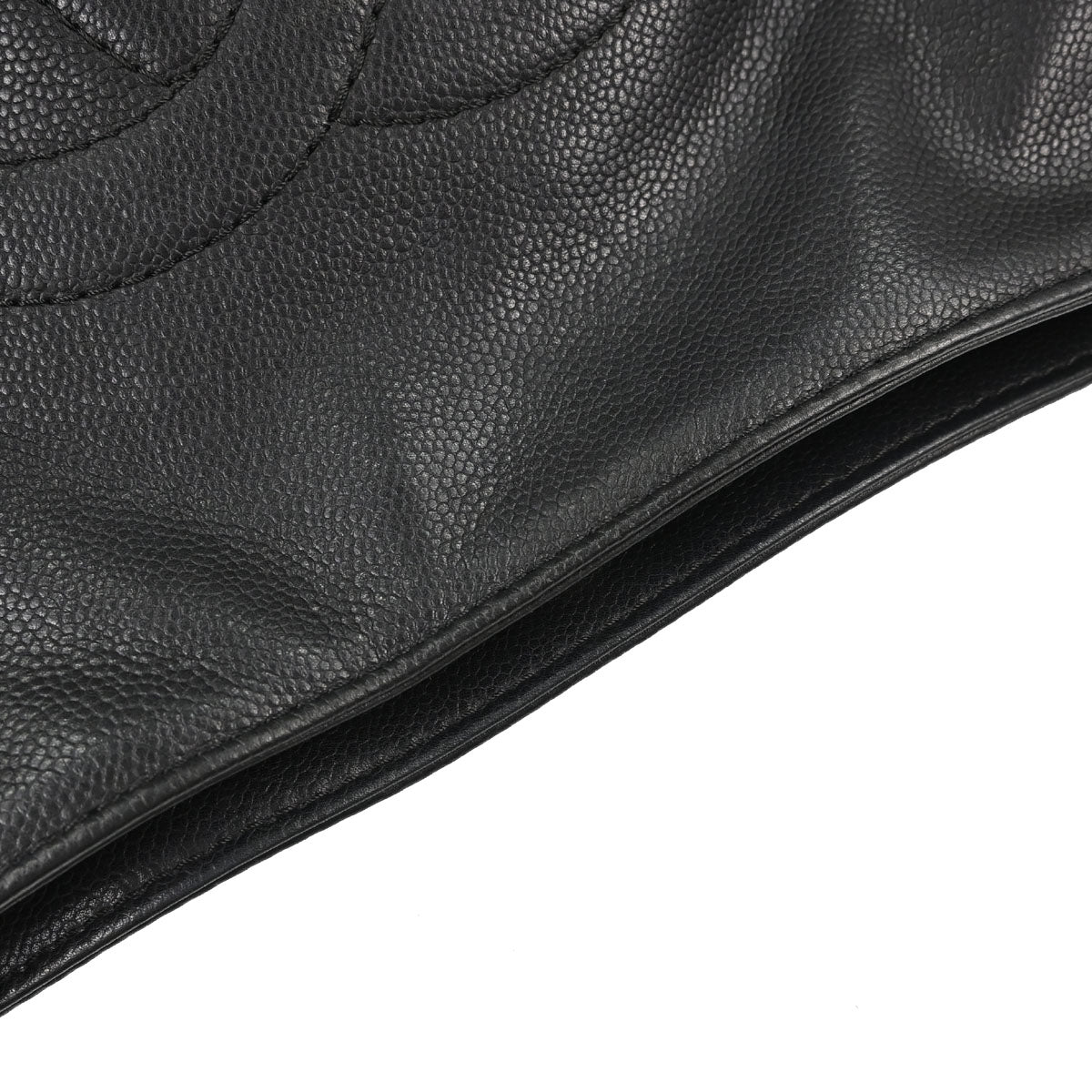 Chanel Black Caviar Skin Shoulder Bag