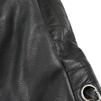 Chanel Black Caviar Skin Shoulder Bag
