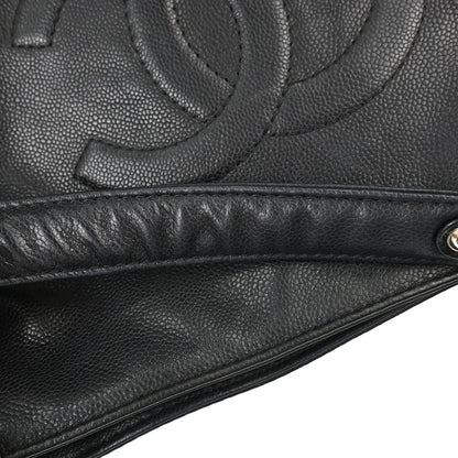 Chanel Black Caviar Skin Shoulder Bag