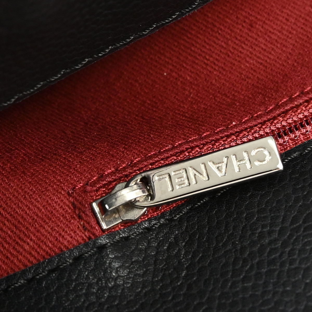 Chanel Black Caviar Skin Shoulder Bag