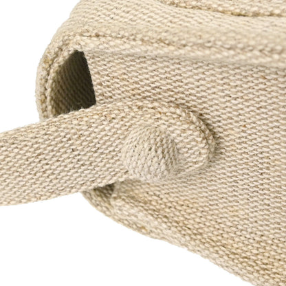 Chanel 1997-1999 Light Beige Linen Handbag