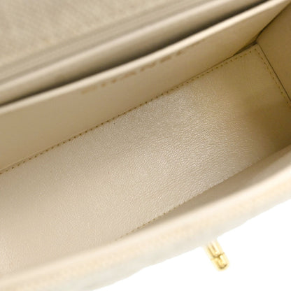 Chanel 1997-1999 Light Beige Linen Handbag