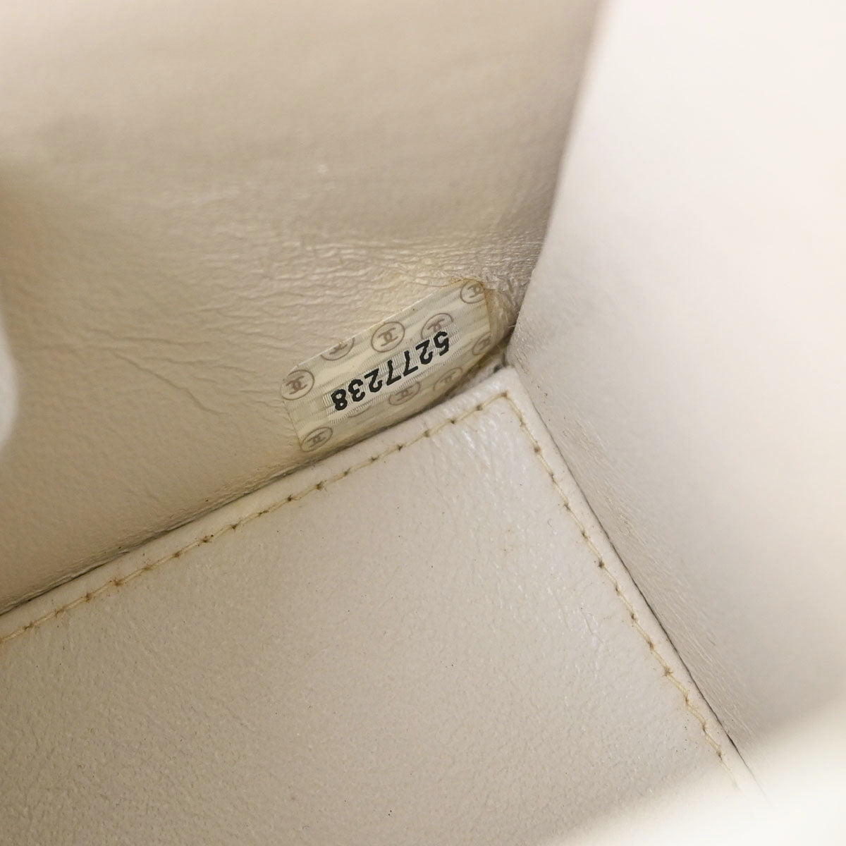 Chanel 1997-1999 Light Beige Linen Handbag