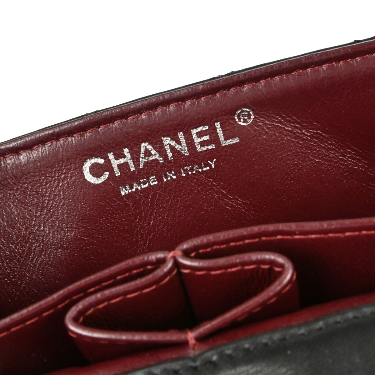 Chanel 2008-2009 Black Lambskin East West Shoulder Bag