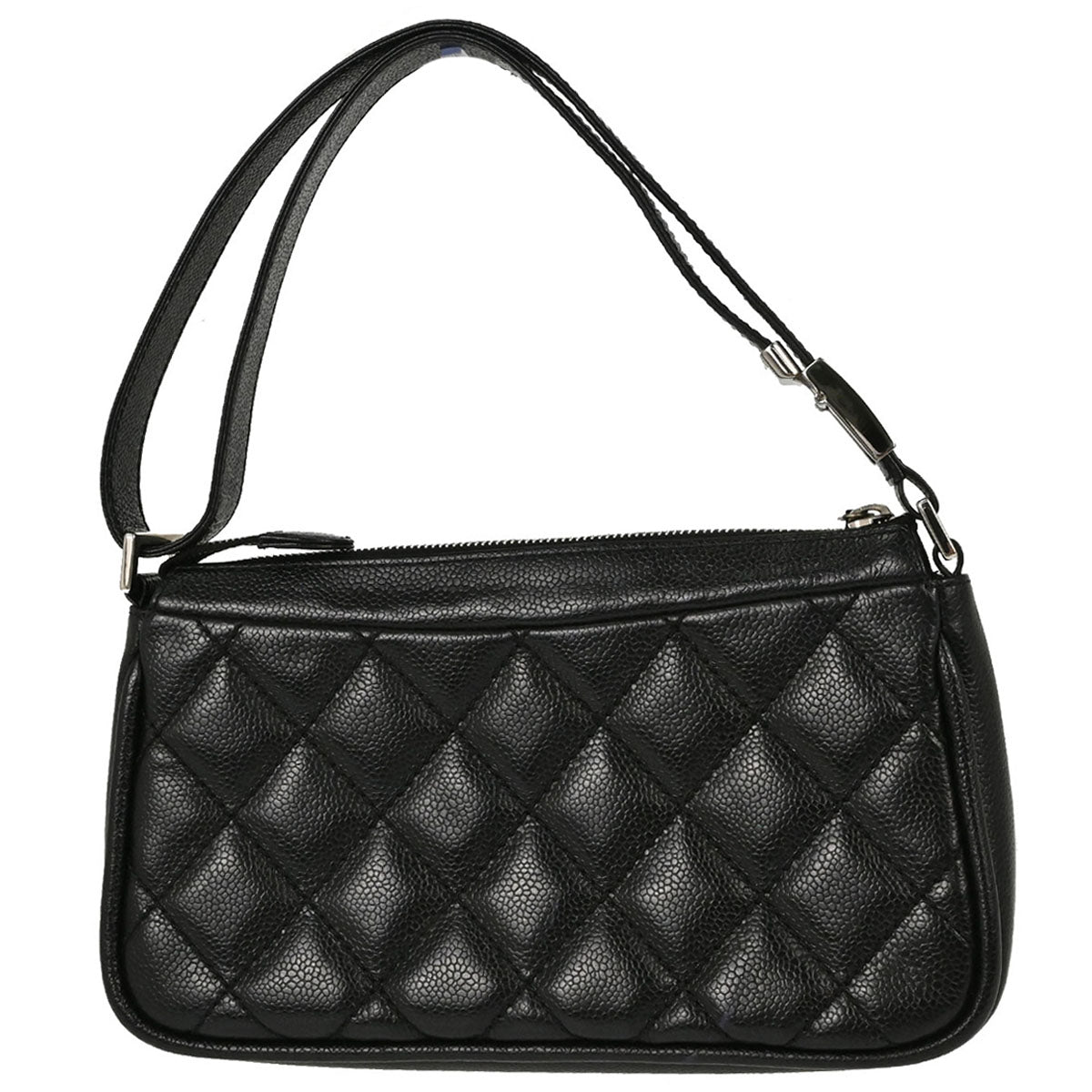 Chanel 2005-2006 Black Caviar Skin Shoulder Bag