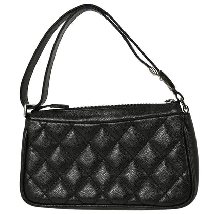 Chanel 2005-2006 Black Caviar Skin Shoulder Bag