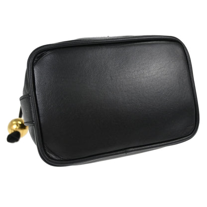 Chanel Black Lambskin Drawstring Shoulder Bag