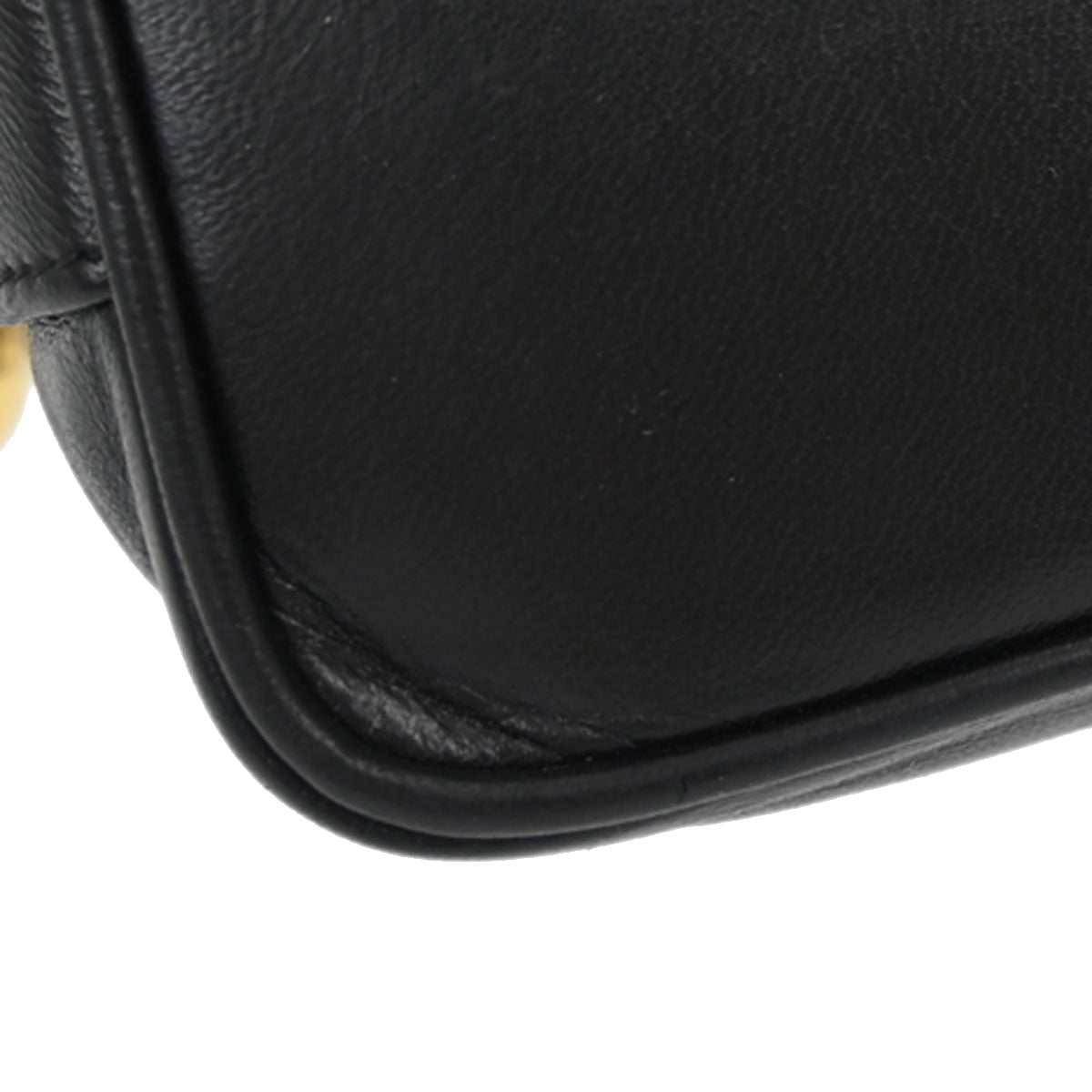 Chanel Black Lambskin Drawstring Shoulder Bag