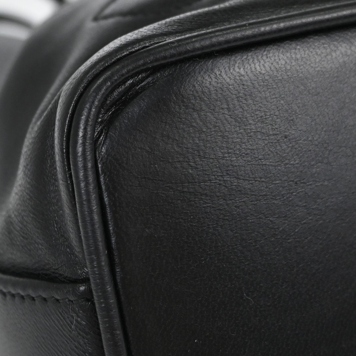 Chanel Black Lambskin Drawstring Shoulder Bag