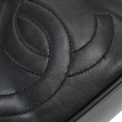 Chanel Black Lambskin Drawstring Shoulder Bag