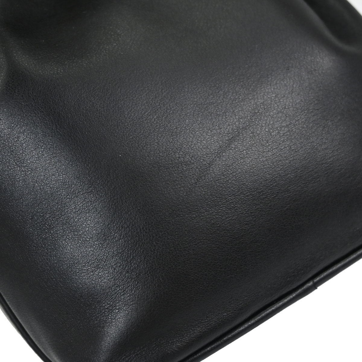 Chanel Black Lambskin Drawstring Shoulder Bag
