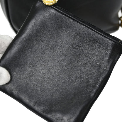 Chanel Black Lambskin Drawstring Shoulder Bag