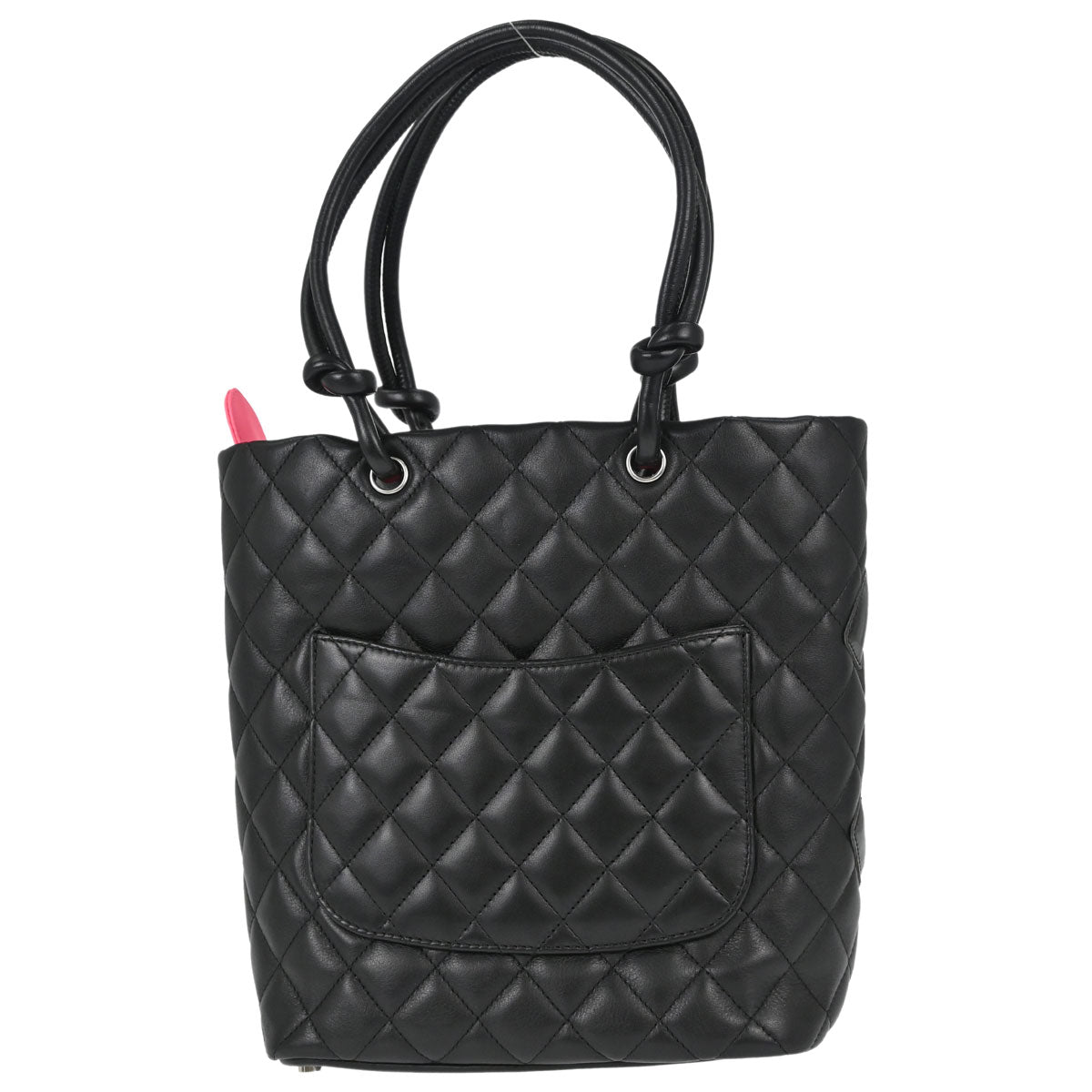 Chanel 2008-2009 Black Calfskin Cambon Ligne Tote Handbag