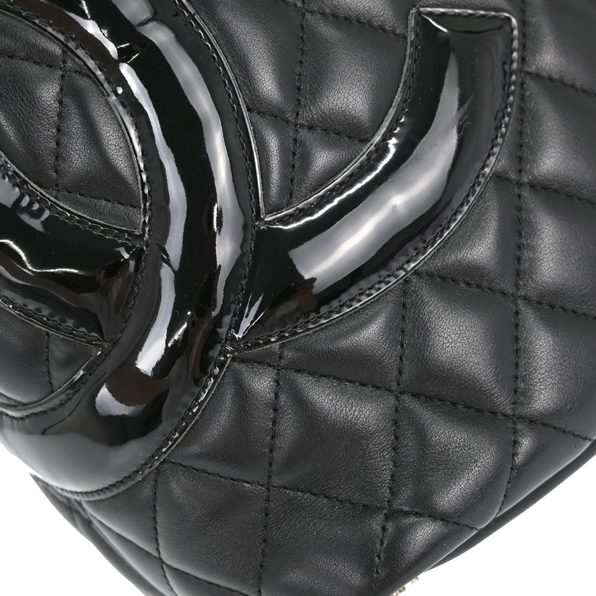 Chanel 2008-2009 Black Calfskin Cambon Ligne Tote Handbag