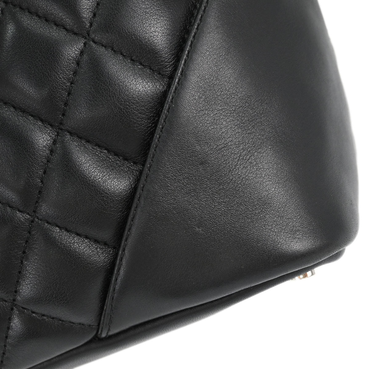 Chanel 2008-2009 Black Calfskin Cambon Ligne Tote Handbag