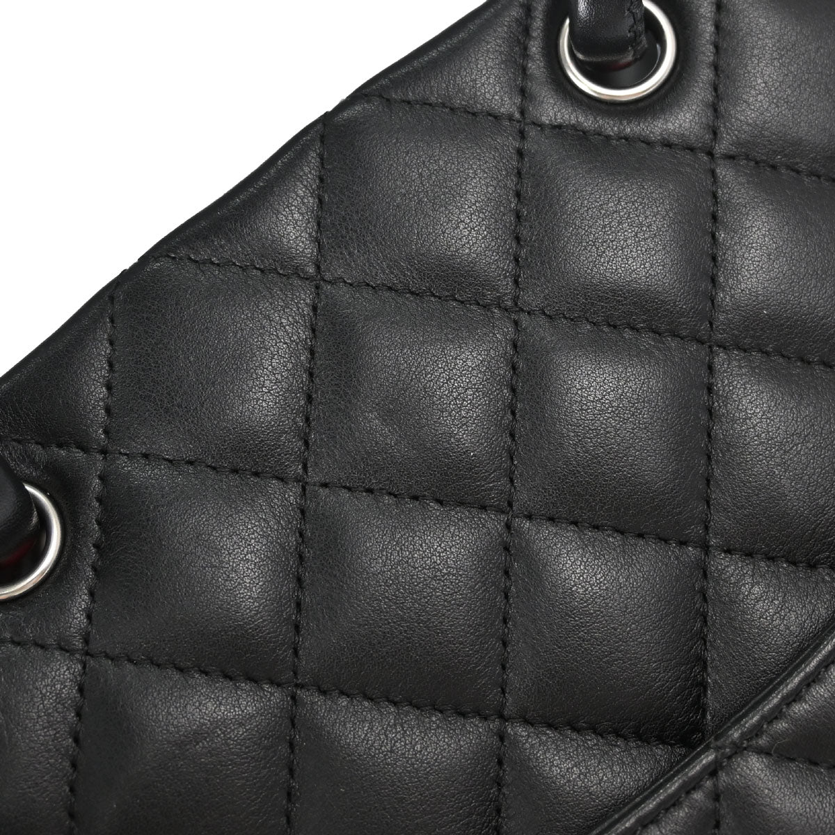Chanel 2008-2009 Black Calfskin Cambon Ligne Tote Handbag