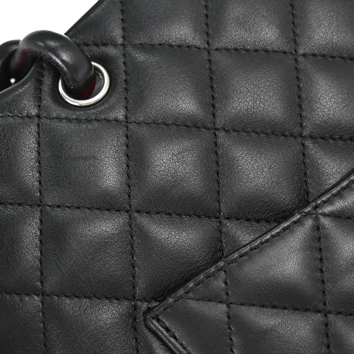 Chanel 2008-2009 Black Calfskin Cambon Ligne Tote Handbag