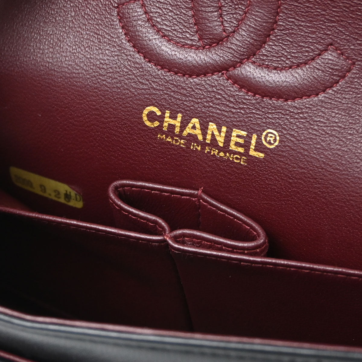 Chanel Black Lambskin Small Double Flap Shoulder Bag