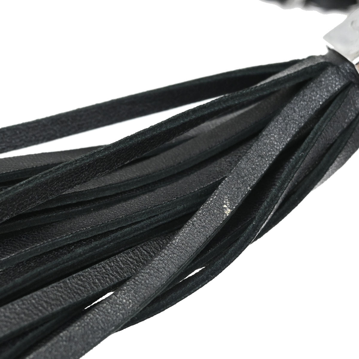 Chanel 2003-2004 Black Lambskin Fringe Handbag