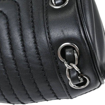 Chanel 2003-2004 Black Lambskin Fringe Handbag