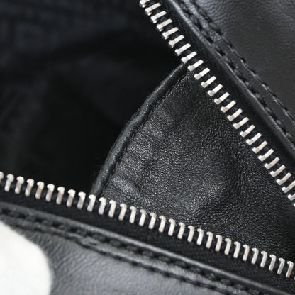 Chanel 2003-2004 Black Lambskin Fringe Handbag