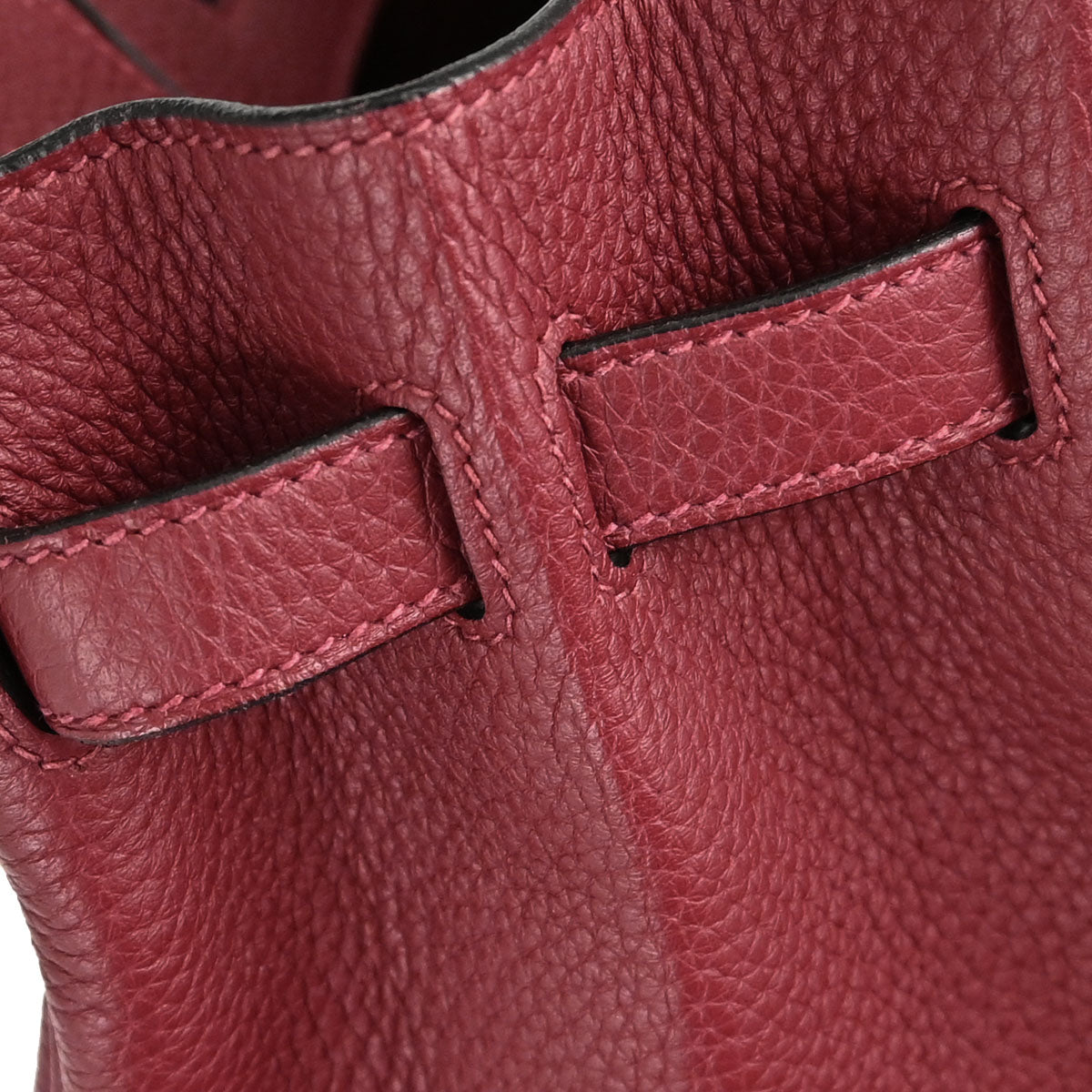 Hermes Rouge H Taurillon Clemence Birkin 30 Handbag
