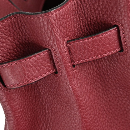 Hermes Rouge H Taurillon Clemence Birkin 30 Handbag