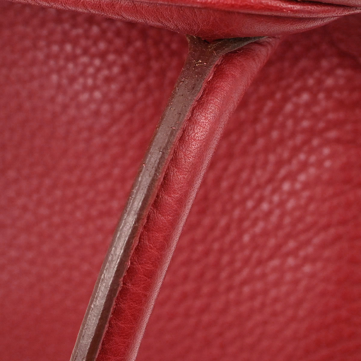 Hermes Rouge Garance Taurillon Clemence Lindy 30 Shoulder Bag