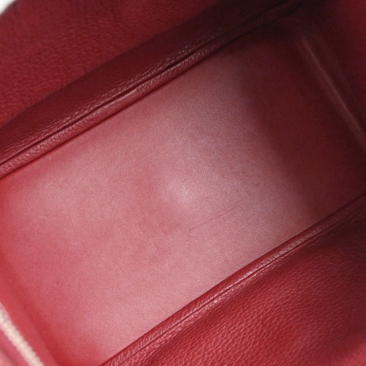 Hermes Rouge Garance Taurillon Clemence Lindy 30 Shoulder Bag