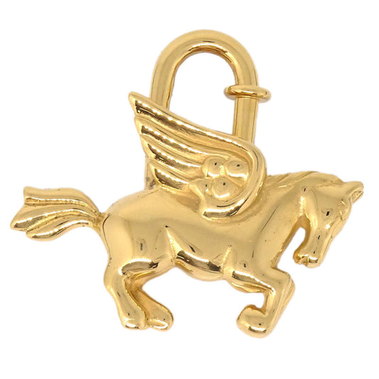 Hermes 1993 Le Cheval Pegasus Cadena Gold Small Good