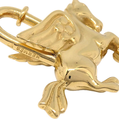 Hermes 1993 Le Cheval Pegasus Cadena Gold Small Good