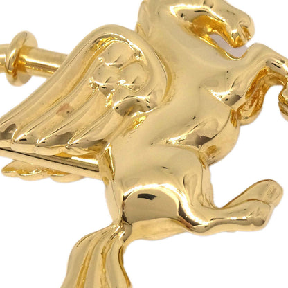 Hermes 1993 Le Cheval Pegasus Cadena Gold Small Good