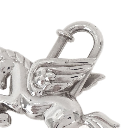 Hermes 1993 Le Cheval Pegasus Cadena Silver Small Good