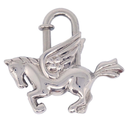Hermes 1993 Le Cheval Pegasus Cadena Silver Small Good